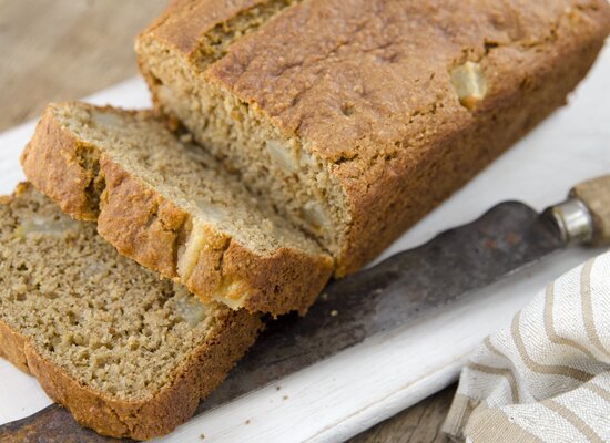 Gluten-free Pear & Banana Loaf | A Dash of Compassion