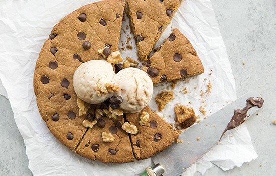 Magical Chocolate Chip Cookie Cake | A Dash of Compassion