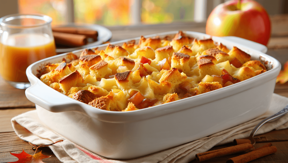 Baked Apple Cider French Toast