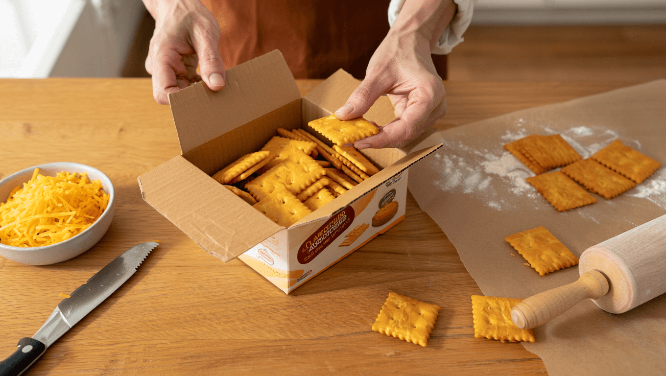 Homemade Cheese Crackers Recipe