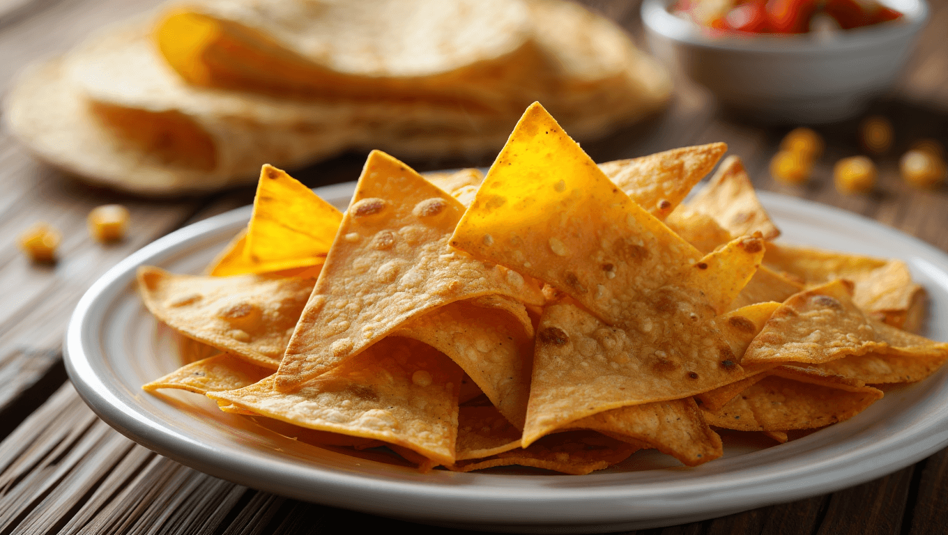 Homemade Corn Tortilla Chips