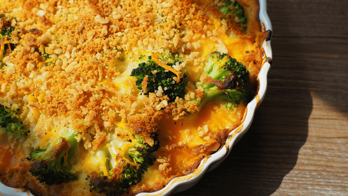 20-Minute Crispy Cheesy Broccoli Gratin