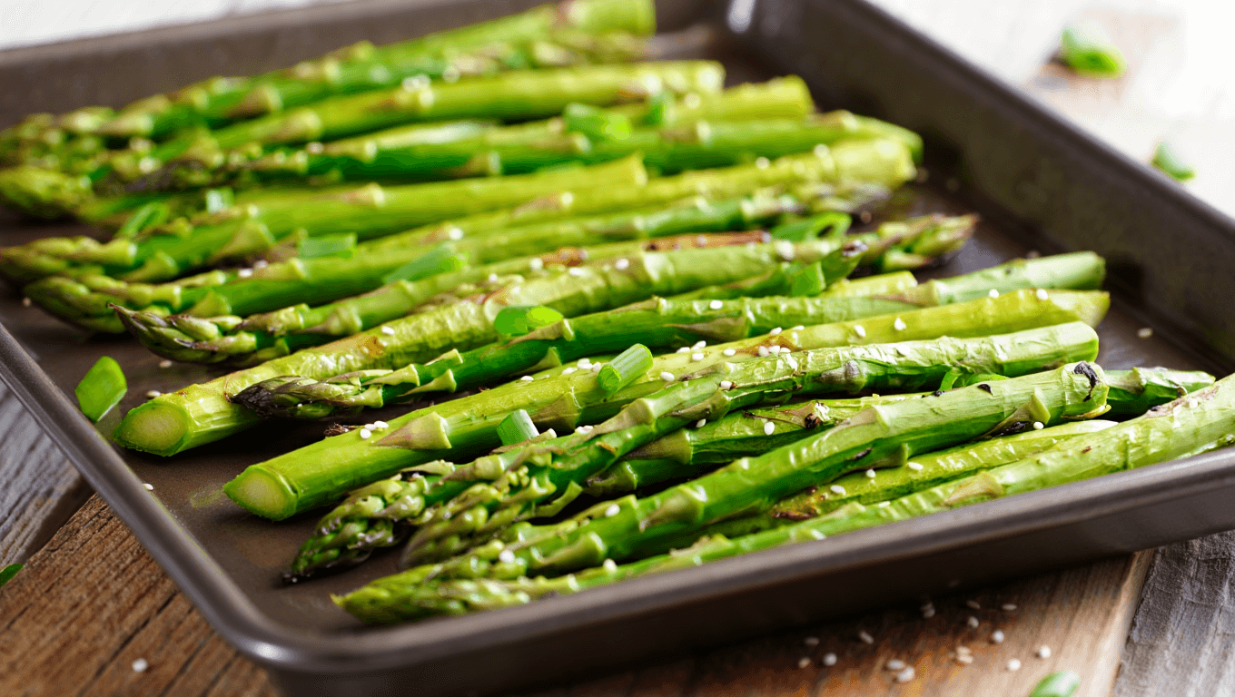 Sesame Roasted Asian Asparagus