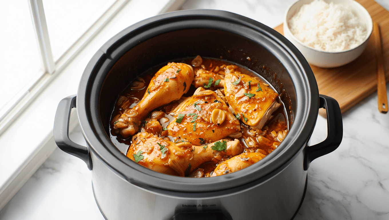 Slow Cooker Honey Garlic Chicken