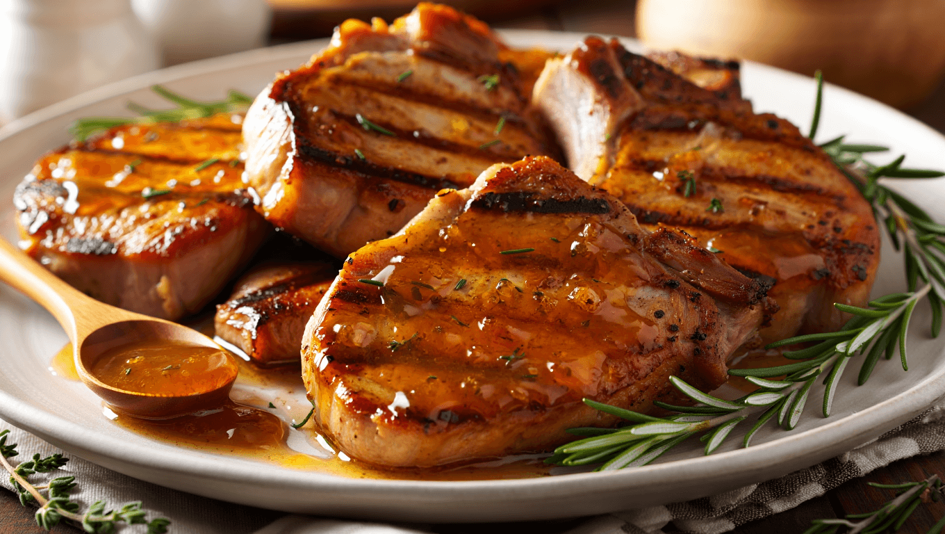 honey mustard pork chops