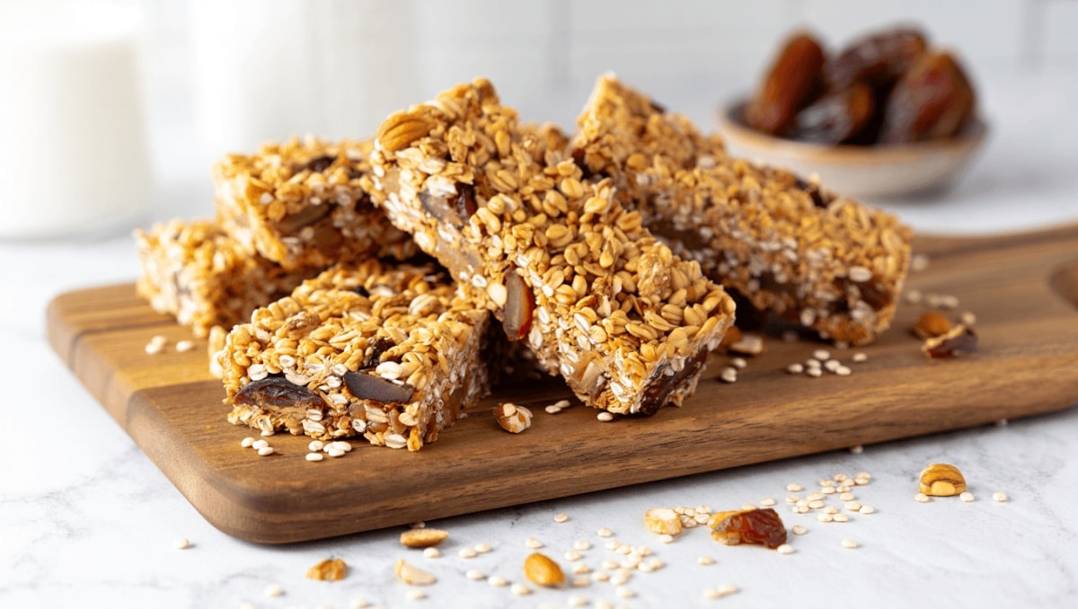 Salted Quinoa Granola Bars