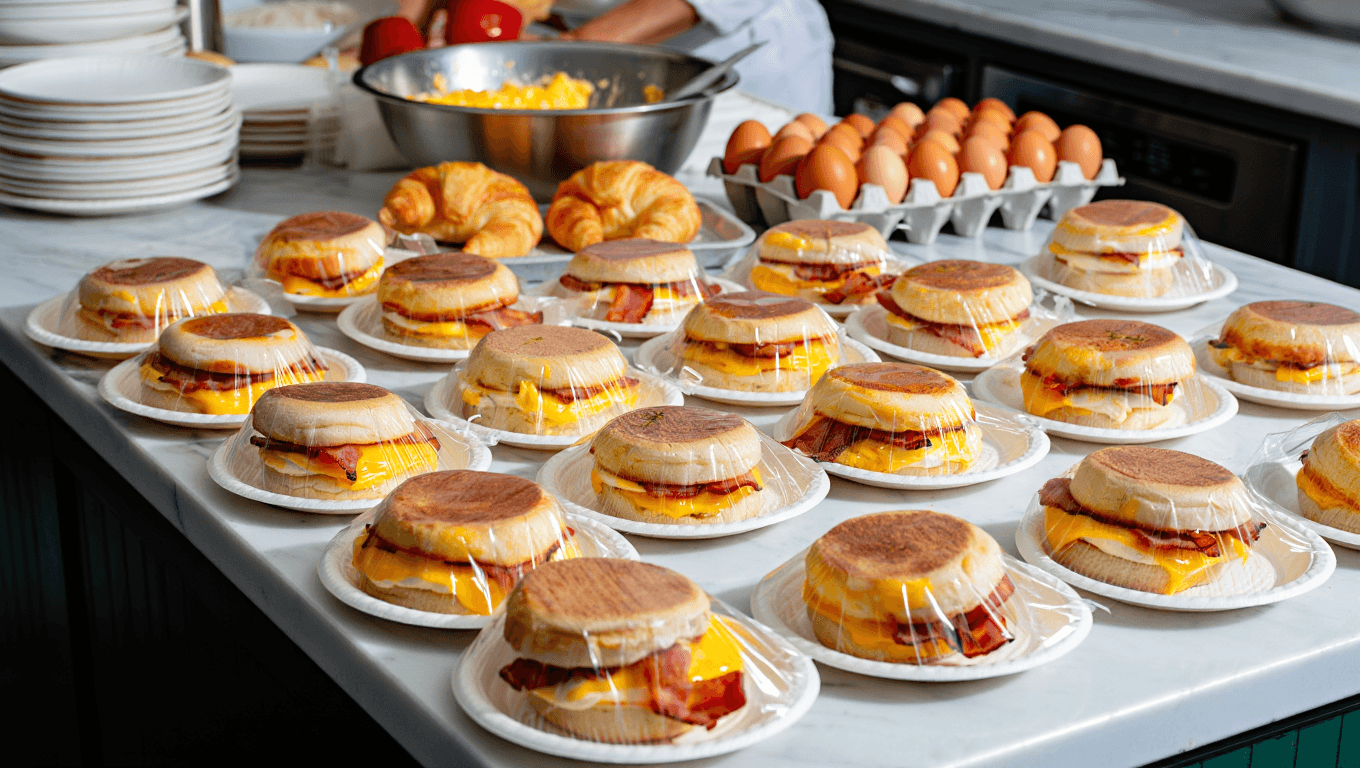 Stacked Egg McMufins
