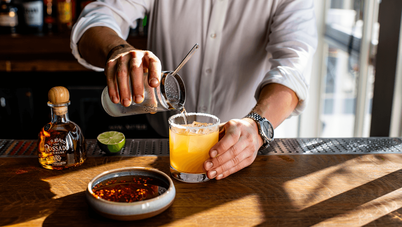 Hot Honey Margarita lifestyle image