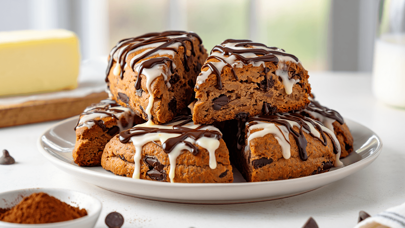 Triple Chocolate Scones Supreme