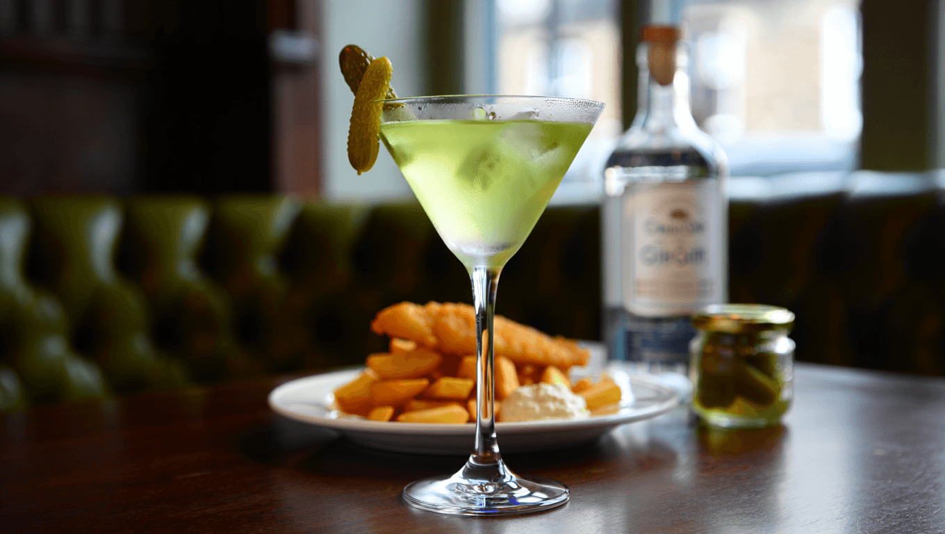 Gherky Martini lifestyle image