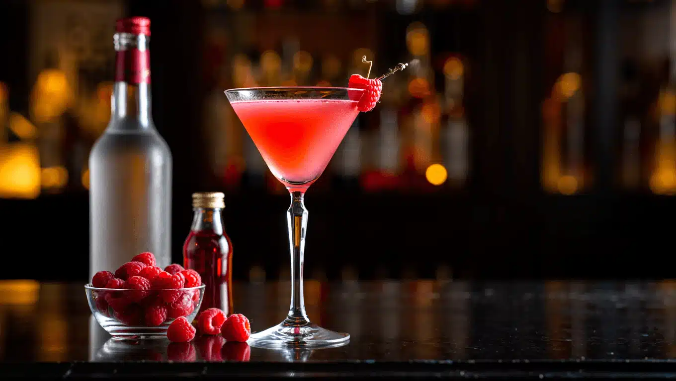 Raspberry Vodkatini  lifestyle image