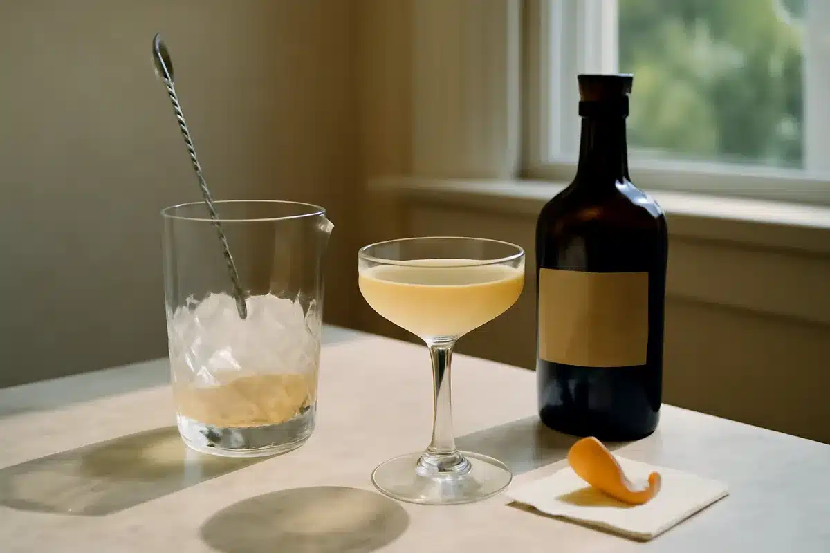 Comment préparer le Borough, un Manhattan à base de Dubonnet rouge français?