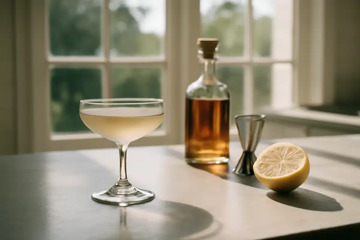 Roman punch cocktail recipe: cooling cognac fruity sour inspired by vintage recipes