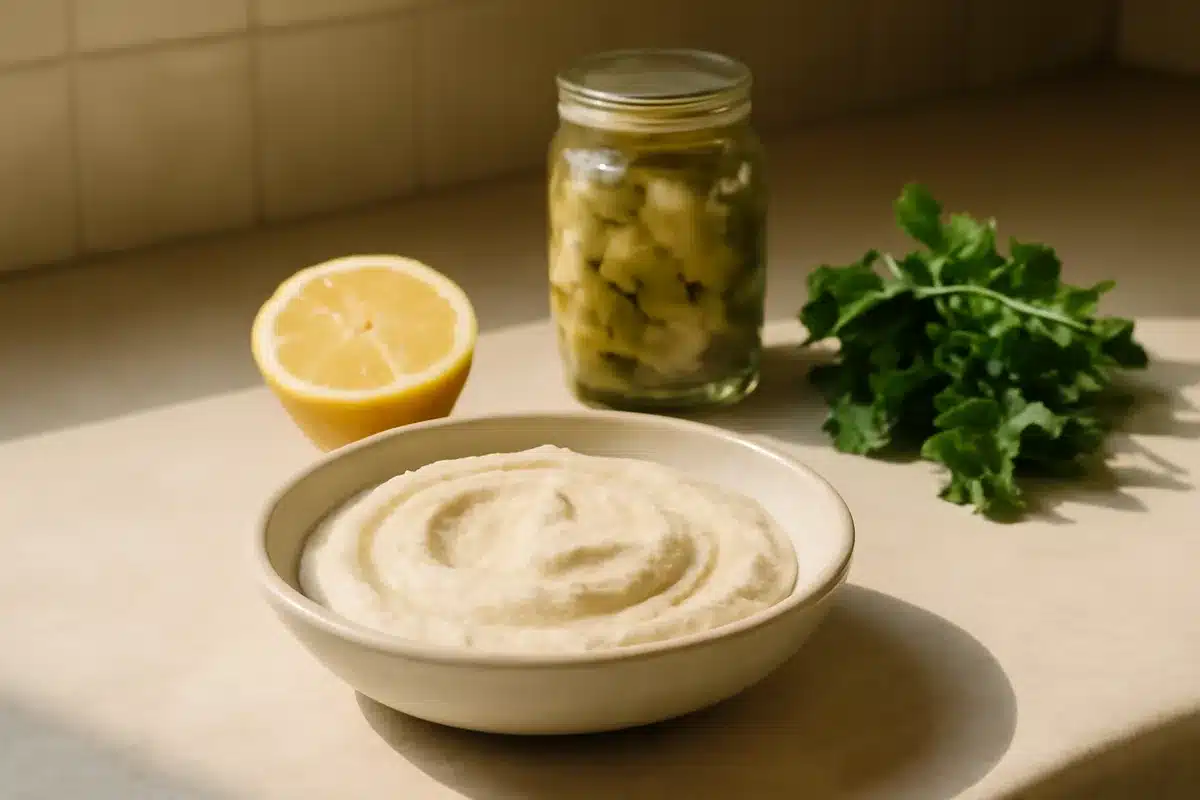 White bean and artichoke hummus recipe: easy healthy dip