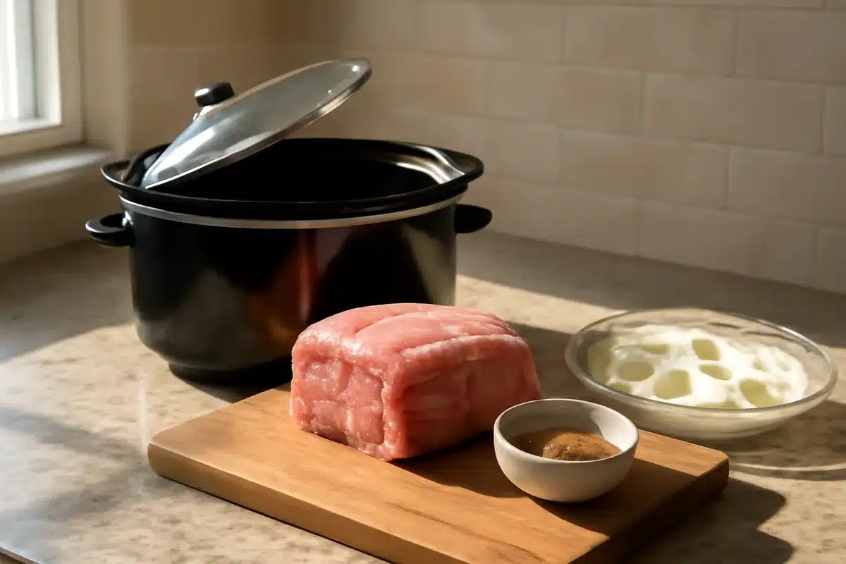 Easy sweet and smoky crock pot pork tacos recipe