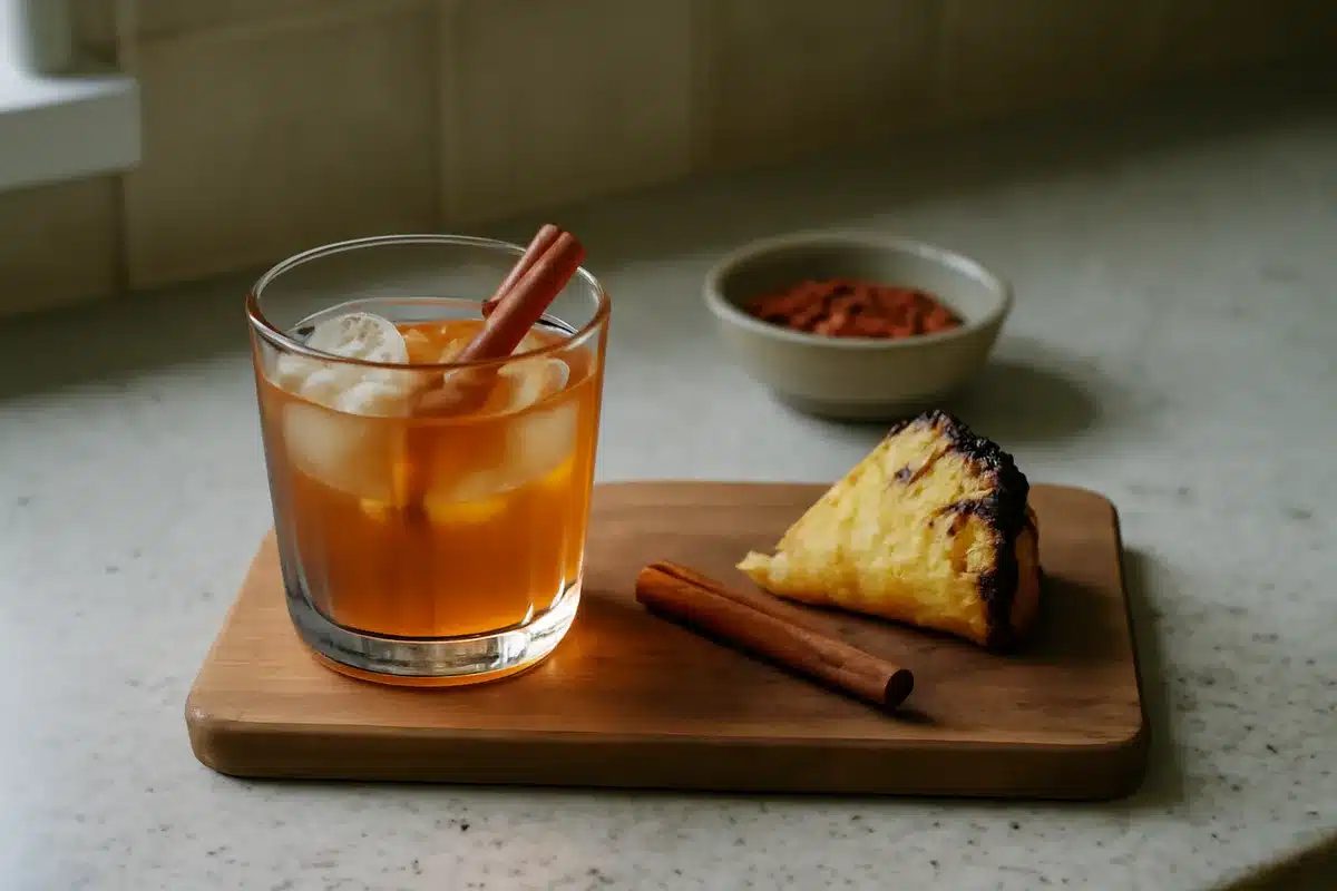 How to make a pineapple mezcal margarita with chili and cinnamon