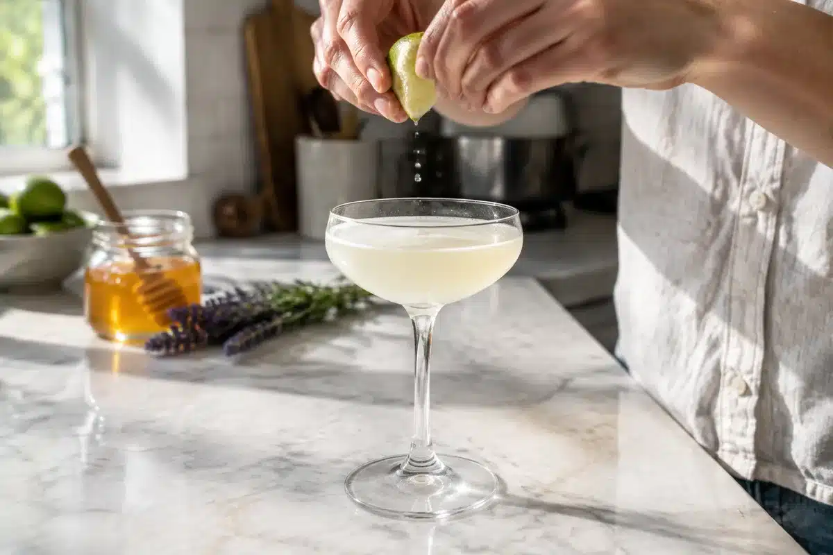 Lavender and honey daiquiri recipe: easy floral cocktail
